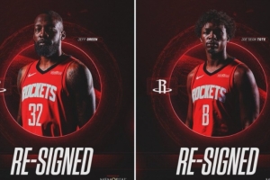 百家乐论坛-拼图到位！火箭官宣续约杰夫-格林、泰特和阿隆-霍勒迪